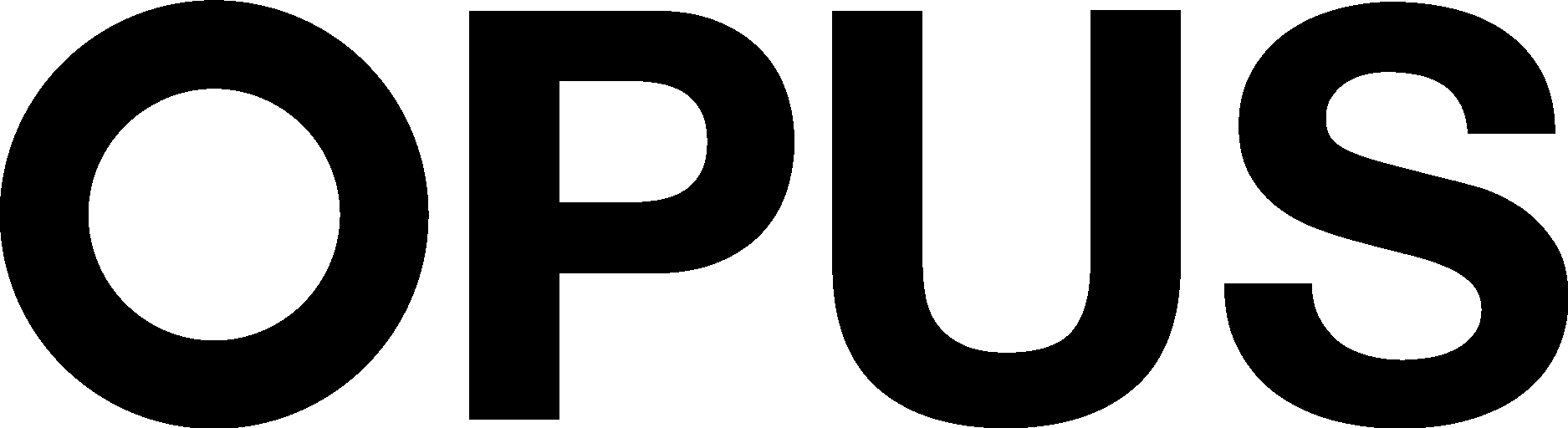 Opus Agency Black Logo Vector Logo